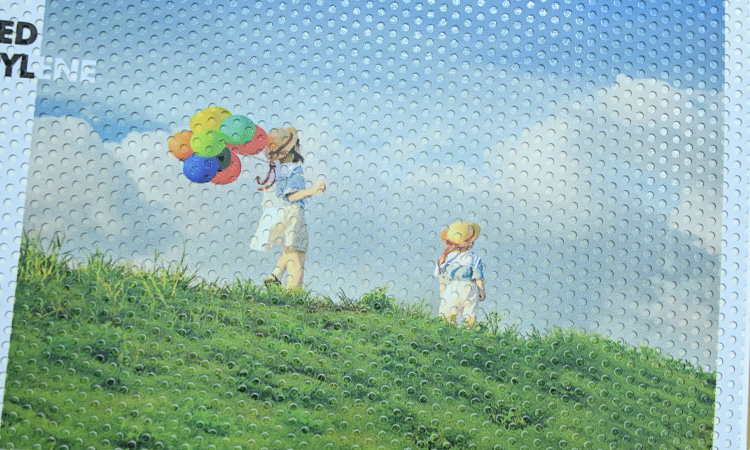 Three-layer lightbox fabric laminating machine