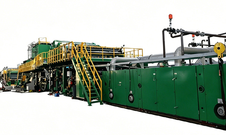 Three-coat three-dry knife coating production line
