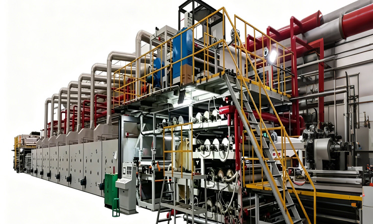 How to improve the aesthetics of floor leather through embossed floor leather production line?